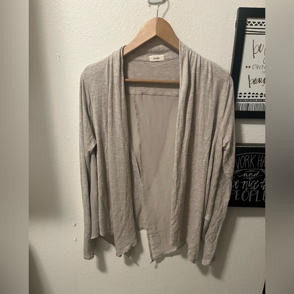 X-large tan cardigan